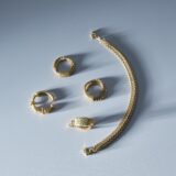 lien_”リヤン” チェーンリング 2連（石付）　 - 画像 (5)